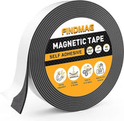 Tape autoadesivo magnetico per hobby e organizzazione - Strisce magnetiche flessibili 3m x 2,5cm x 2mm