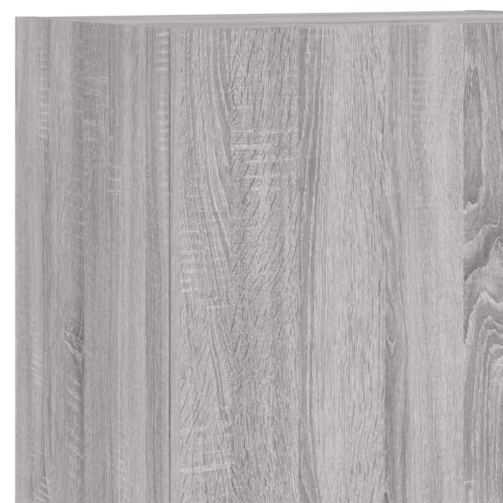 Mobile TV multimediale scaffale TV credenza TV sala da pranzo soggiorno camera da letto 4 pezzi legno ingegnerizzato Sonoma grigio 02_0029249