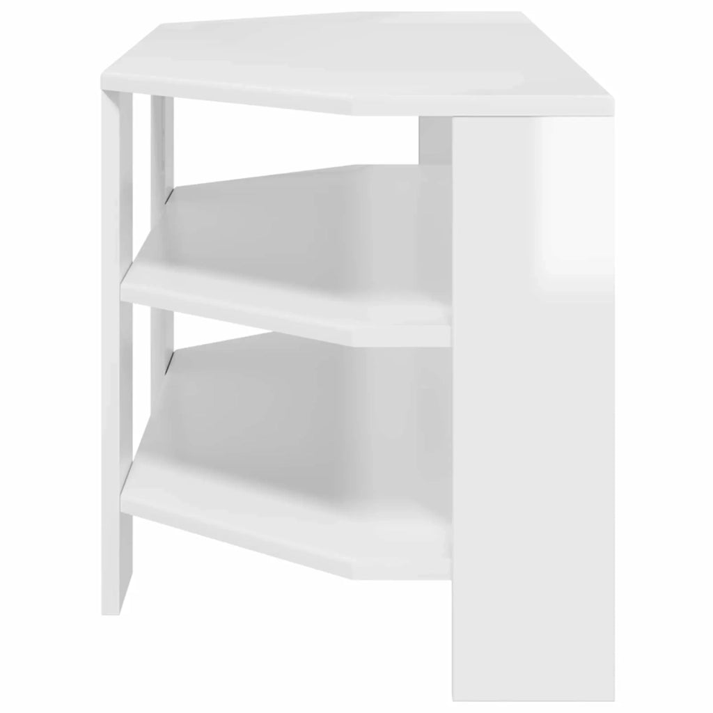 MobileTVAngolare 102x40,5x45cm Bianco ad Alto Lucido 889769