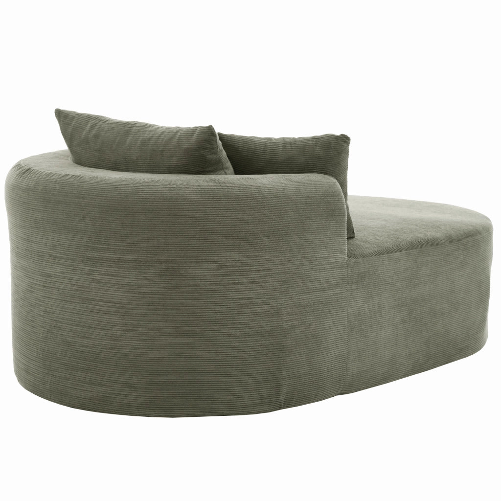 Poltrona Relax ¨C Minimal ¨C Tessuto Grigio Soggiorno 122cm