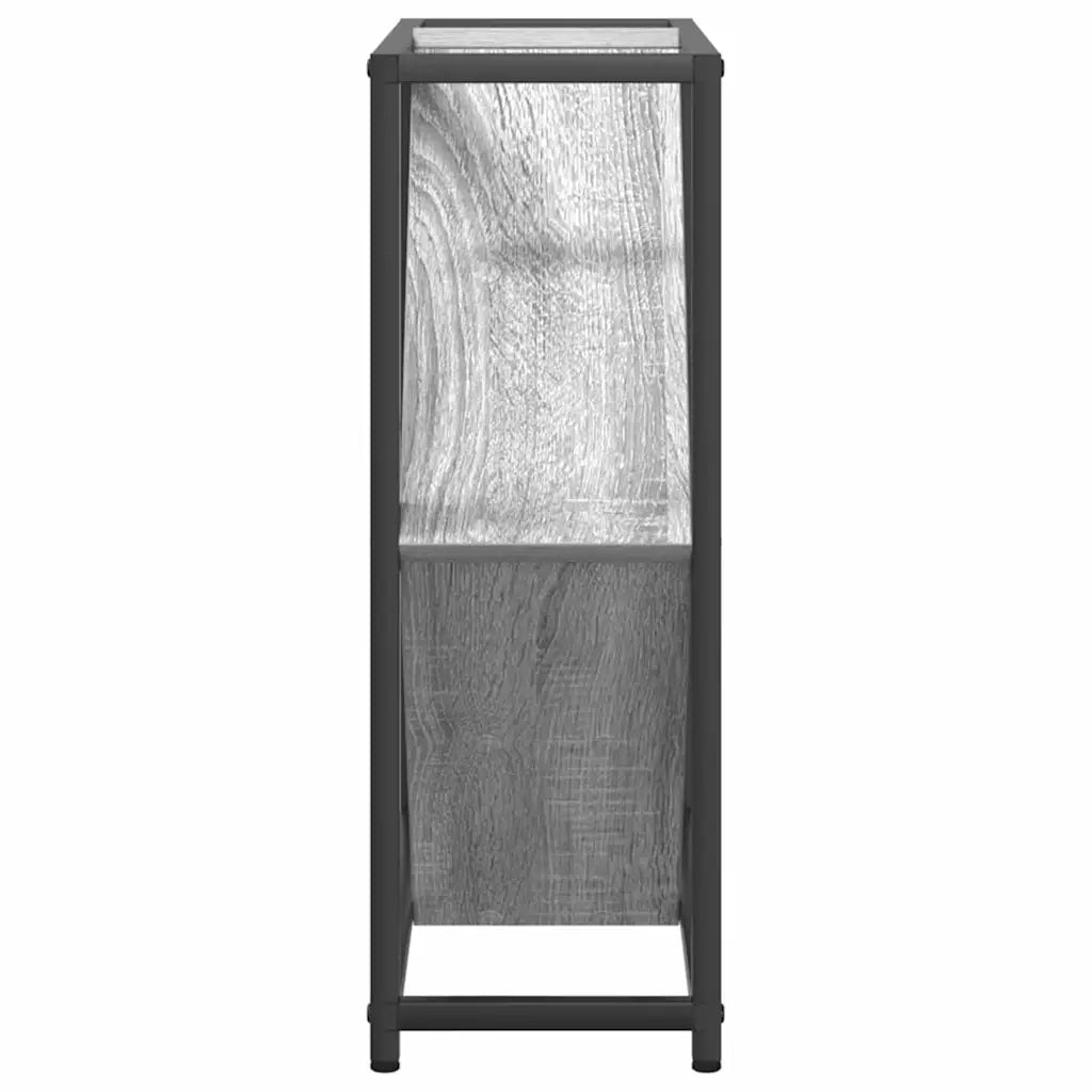 Portabottiglie 16 bottiglie Legno ingegnerizzato Grigio Sonoma 868222