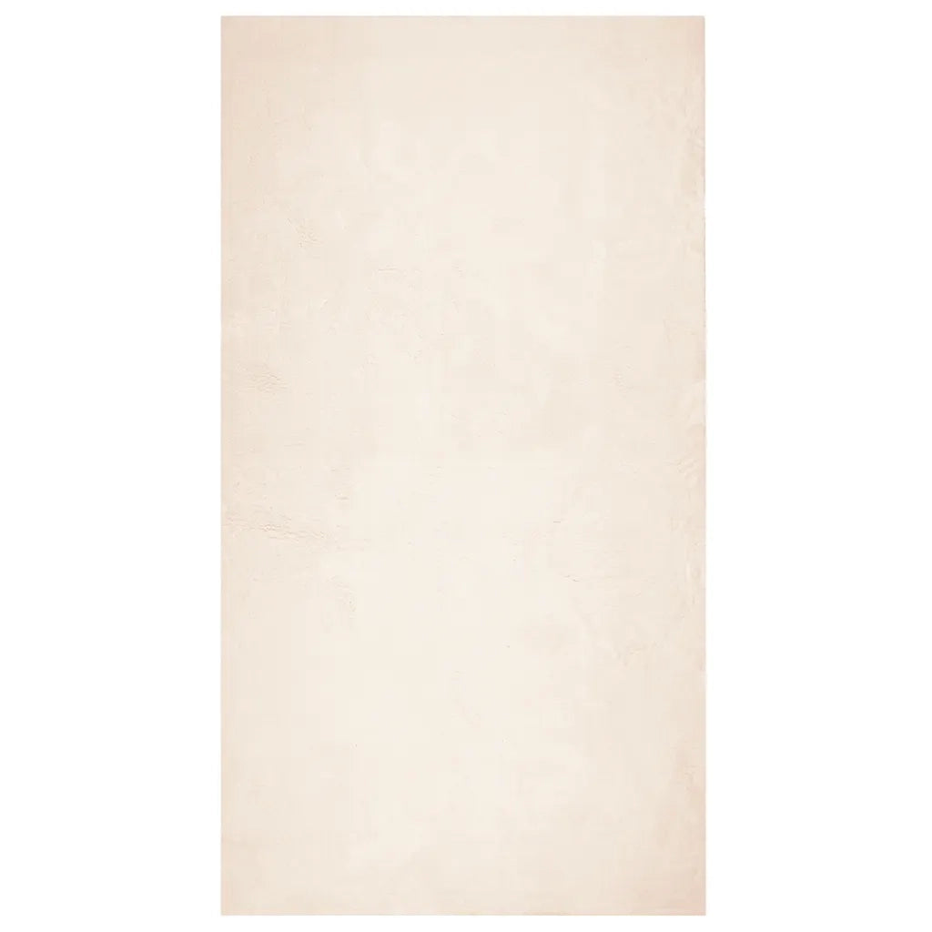 Tappeto a Pelo Corto HUARTE Morbido e Lavabile Beige 60x110 cmcod mxl 133924