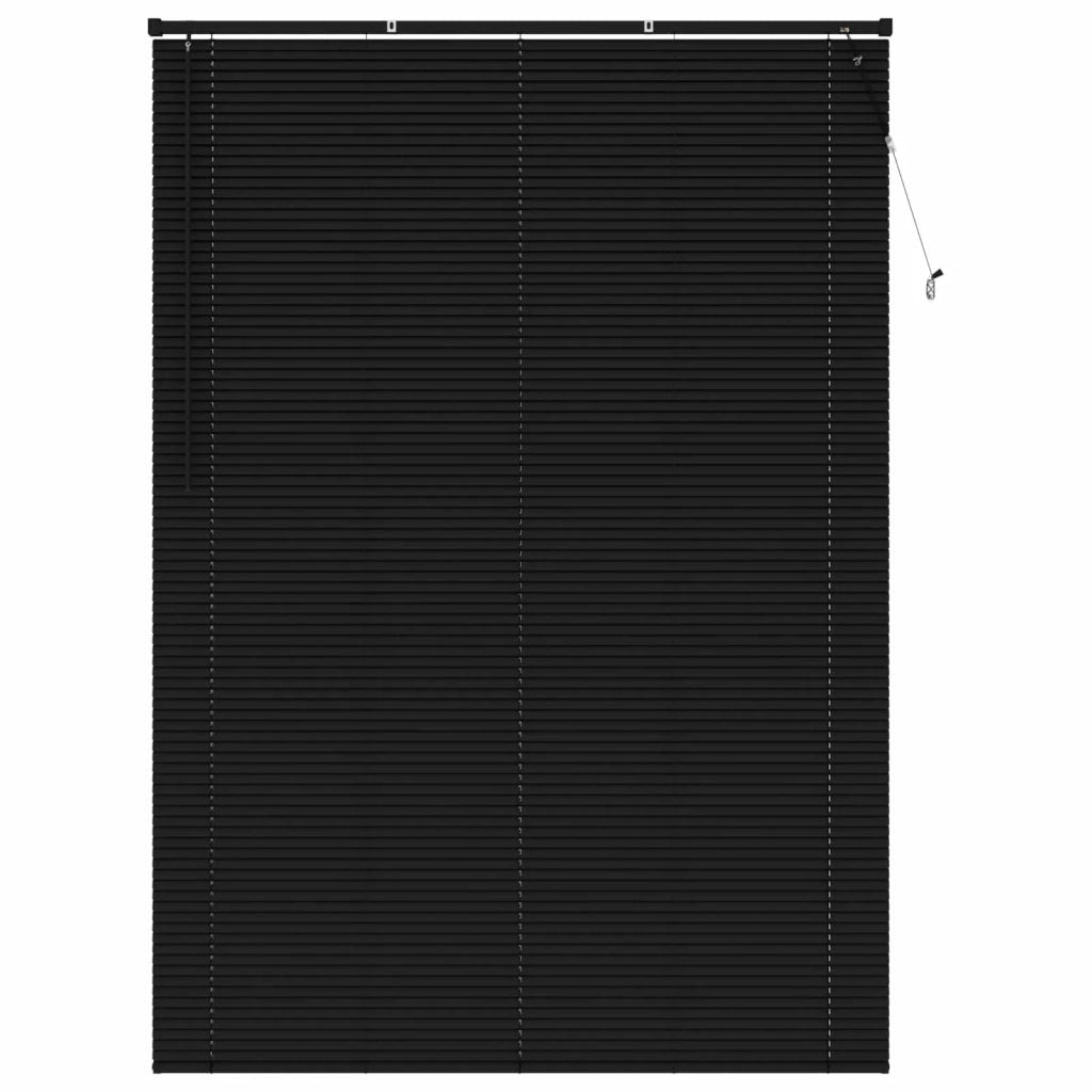 Tenda Veneziana | Tenda a lamelle Nero 213 x 160 cm 25 mm PVC