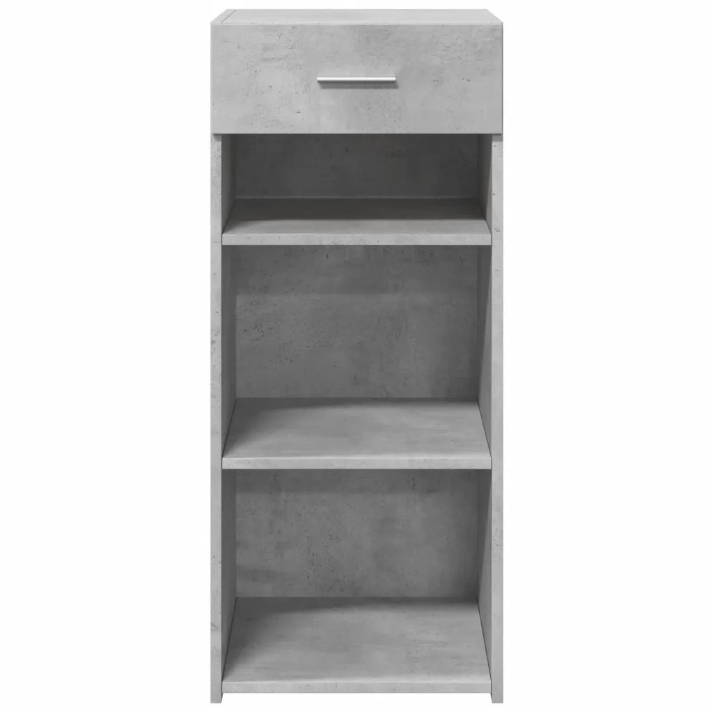 Credenza Grigio Cemento 40x42,5x93 cm in Legno Multistrato 846316