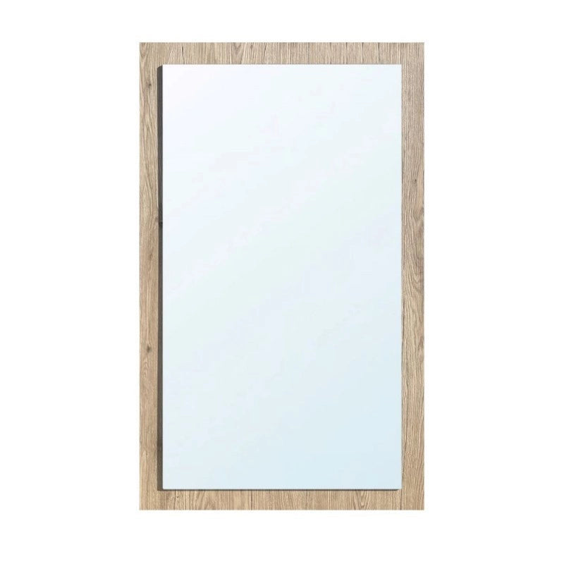 Specchiera America in legno noce con specchio in rilievo L 60 x H 105 cm.