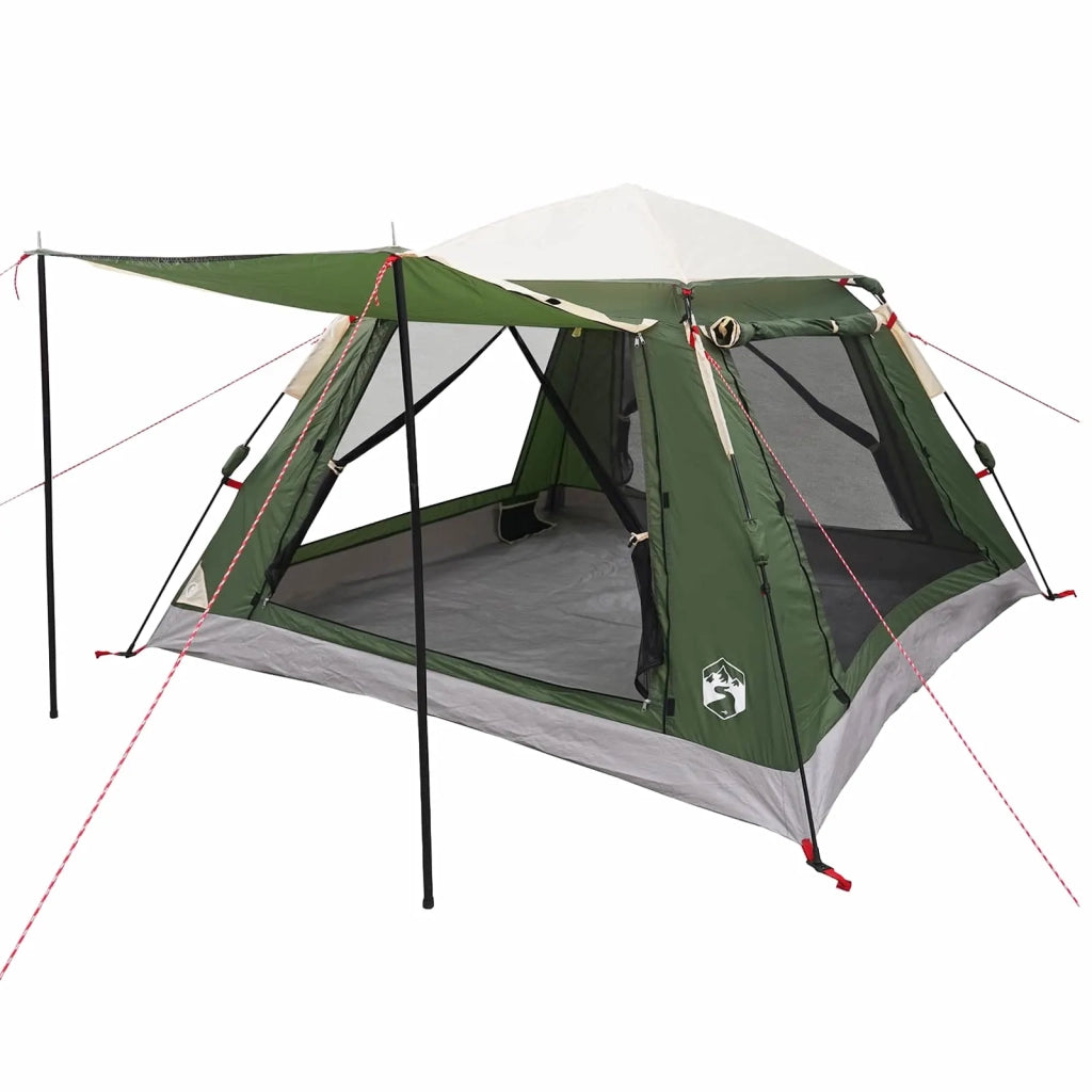 Tenda Istantanea con Catena per la Pioggia per 3 Persone con Rilascio Veloce-Tenda da campeggio 355055
