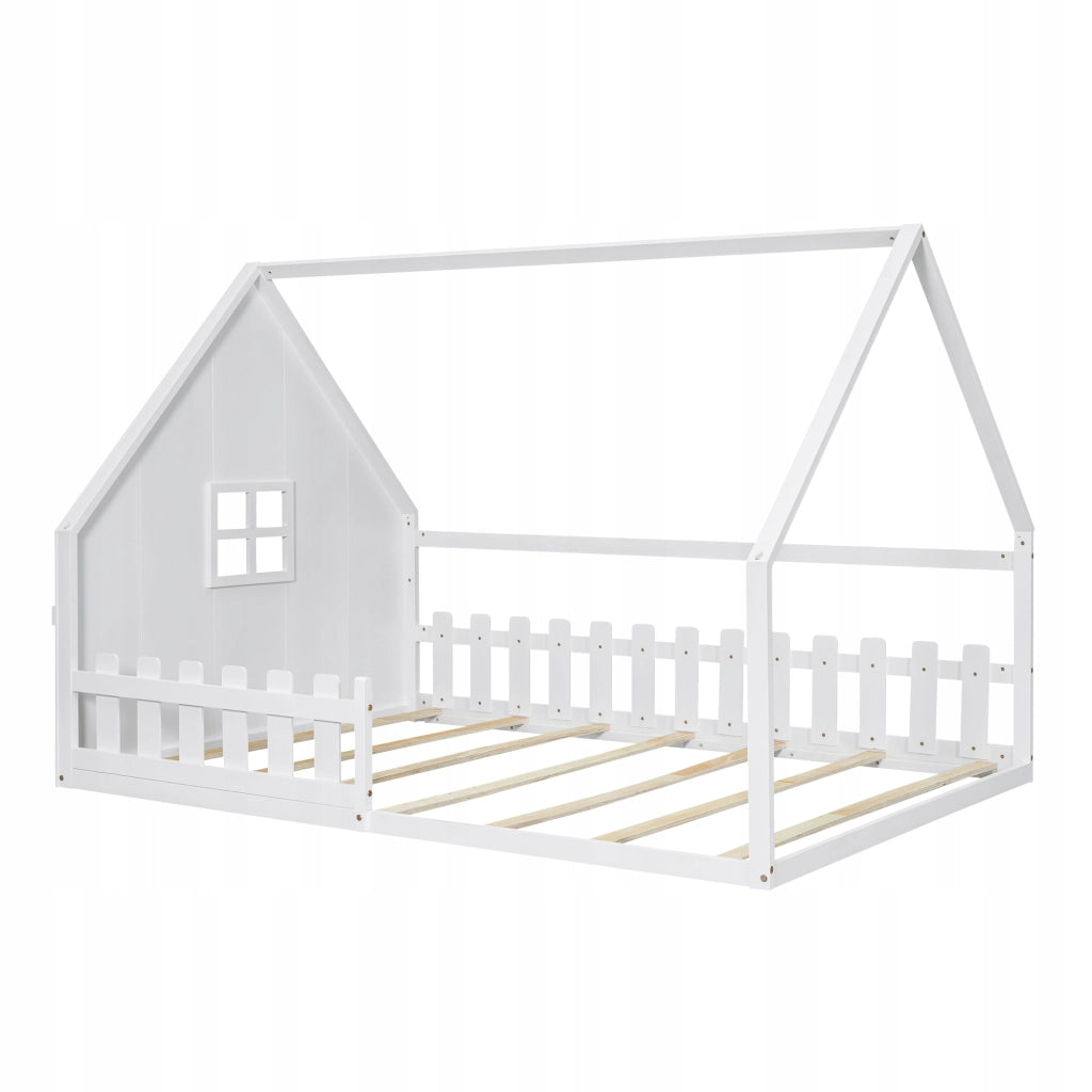 Letto per bambini in pino - Xylo - 140x200 - Bianco