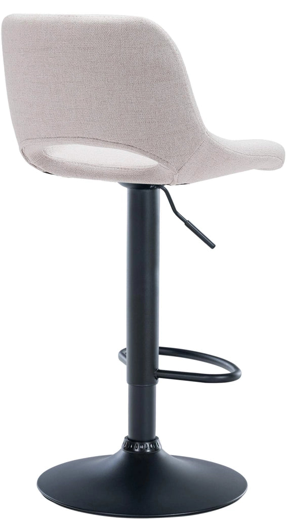 Barhocker Camden Stoff schwarz