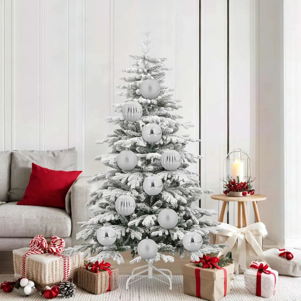 Set di palline di Natale XL 9 pz Argento Plastica CFW3547857