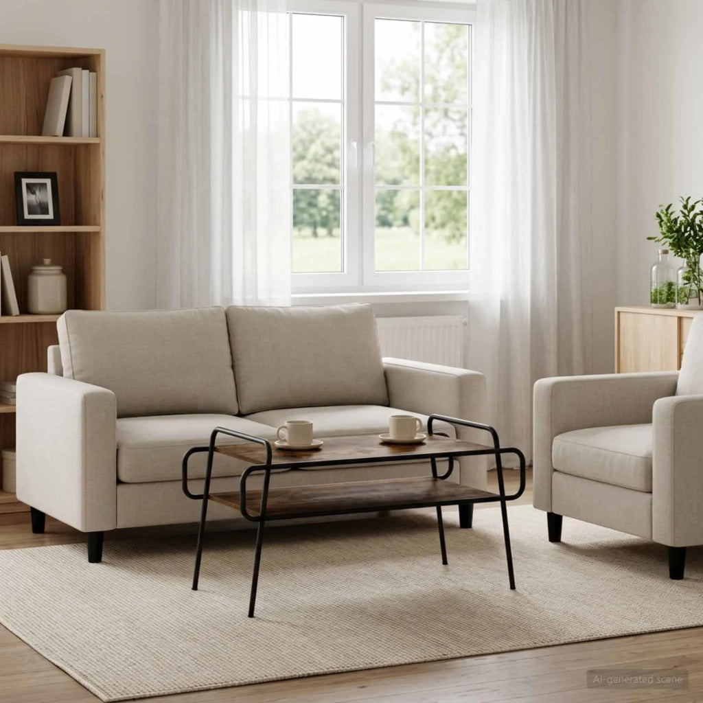 Tavolino da salotto Rovere Fumo 100 x 50 x 51 cm 8007776
