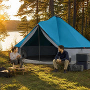 Tipi Family Tent For 6 People, Blue, Waterproof