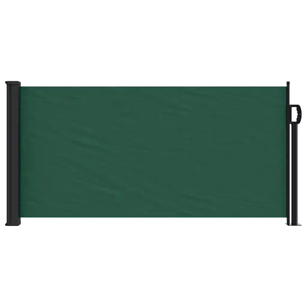 Tenda da Sole Laterale Retrattile-Tenda parasole per giardino Verde Scuro 100x300 cm