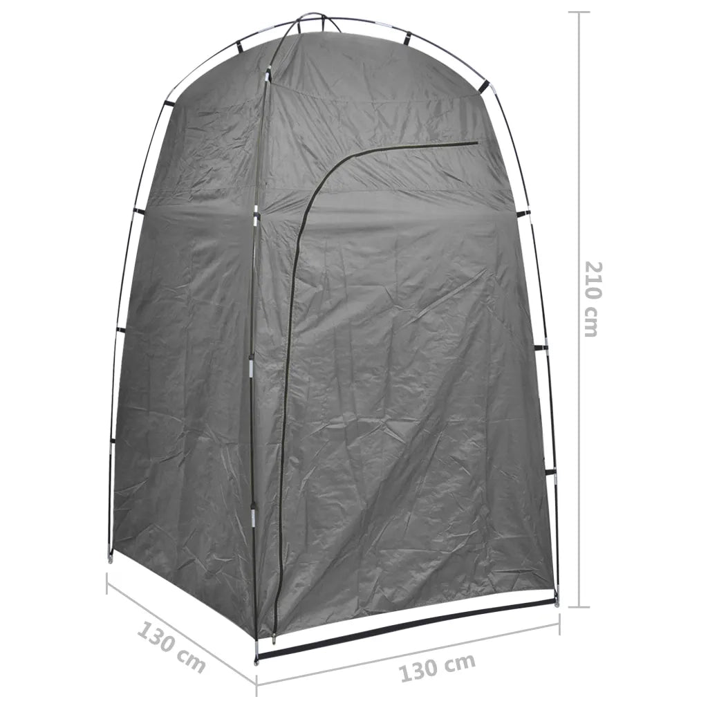Tenda da Campeggio per Doccia WC Spogliatoio Grigio cod mxl 64328