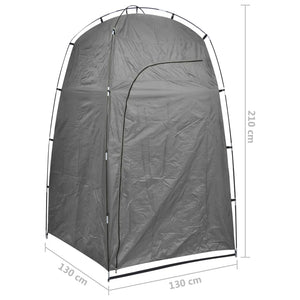 Tenda da Campeggio per Doccia WC Spogliatoio Grigio cod mxl 64328