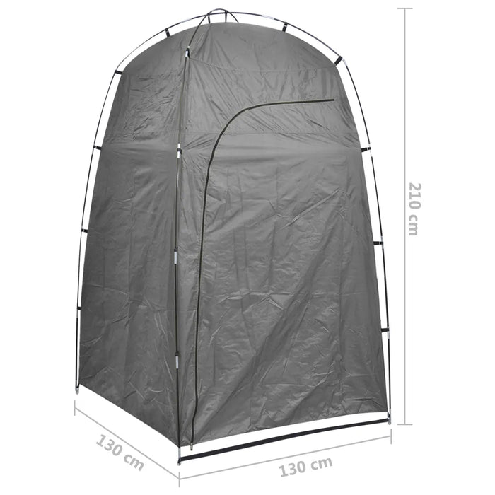 Tenda da Campeggio per Doccia WC Spogliatoio Grigio cod mxl 64328