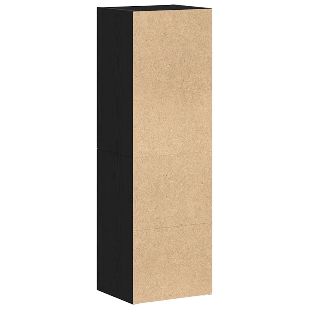 Libreria Rovere Nero 36x30x114 cm in Legno Multistrato 862395
