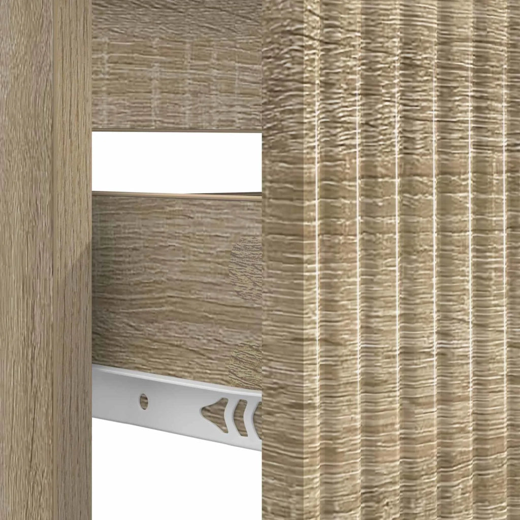 Armadio per Lavabo da Bagno HAARLEM Rovere Sonoma 896797