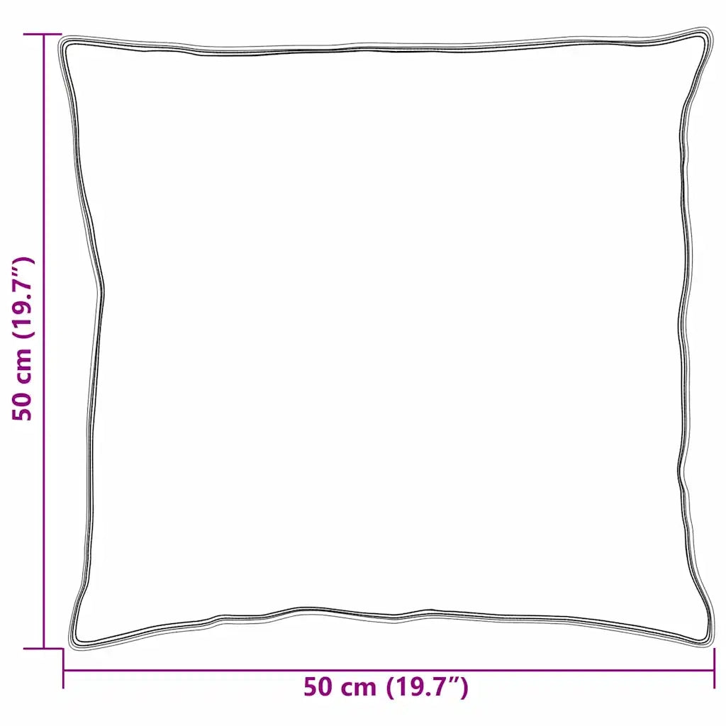 Cuscino con cuscino Bianco 50 x 50 cm Piuma CFW5213323