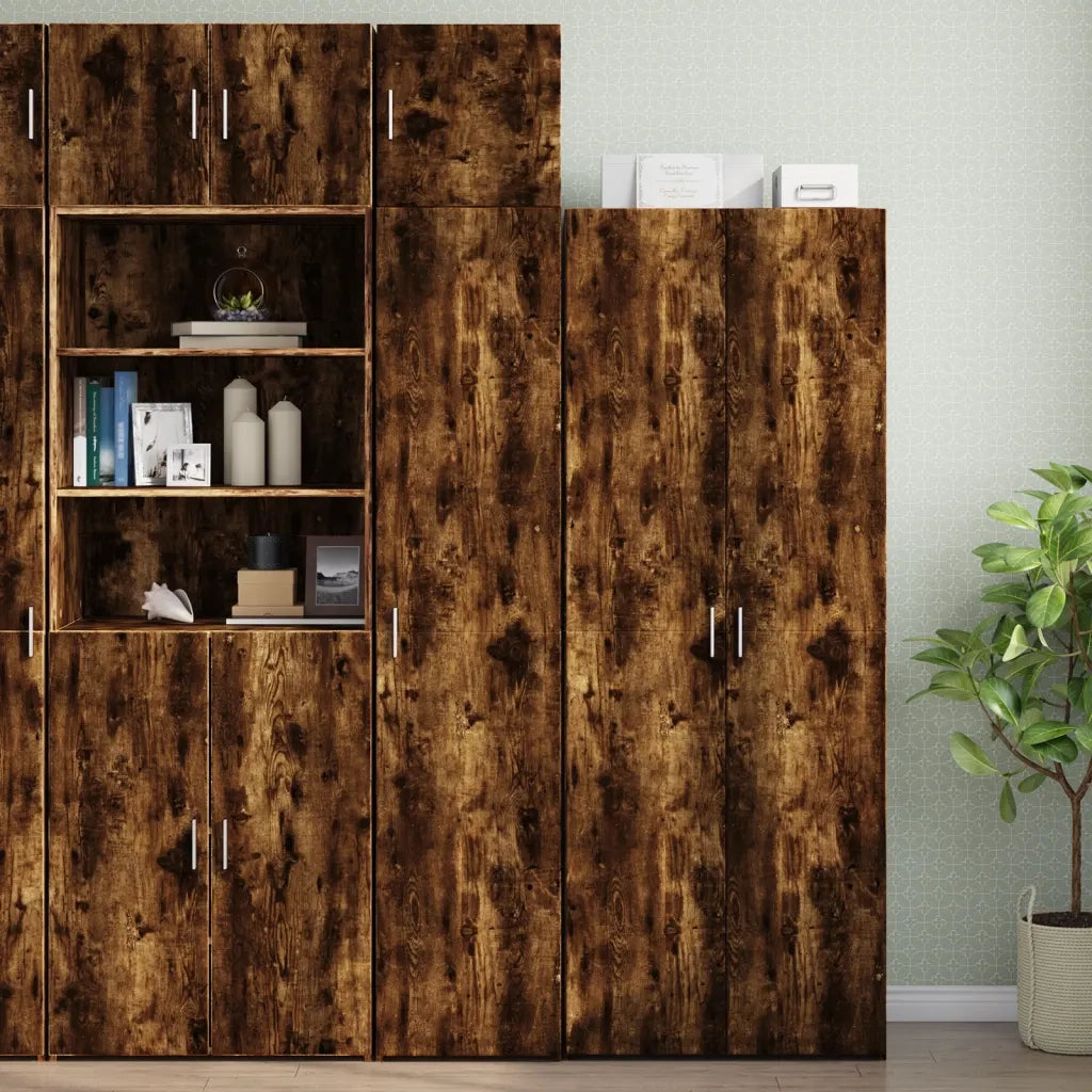 Mobile Sottile Rovere Fumo 40x42,5x225 cm in Truciolato 3281277