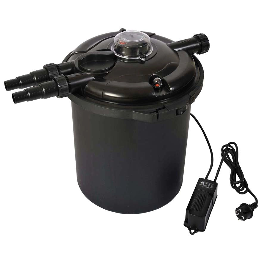 Bio Filtro UV C 10000 Depuratore Acqua Laghetti Filtri e Lampada 18 W Verdemax
