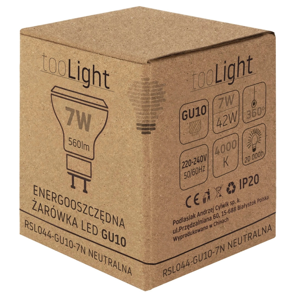Bulbo Led Rsl044 Gu10 7w Neutral