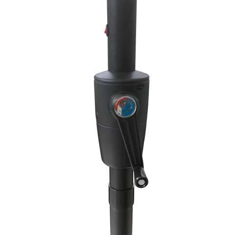 Ombrellone da Giardino Ø3xh2,4 m in Alluminio Benjamin Crema