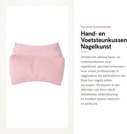 Sostegno per unghie professionale - cuscino per unghie - materiale PU - arte della manicure - manicure/pedicure - imbottitura confortevole - cuscino per unghie