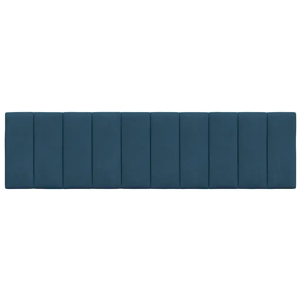 Cuscino Testiera Hanko Blu 180 cm in Velluto CFW7592920