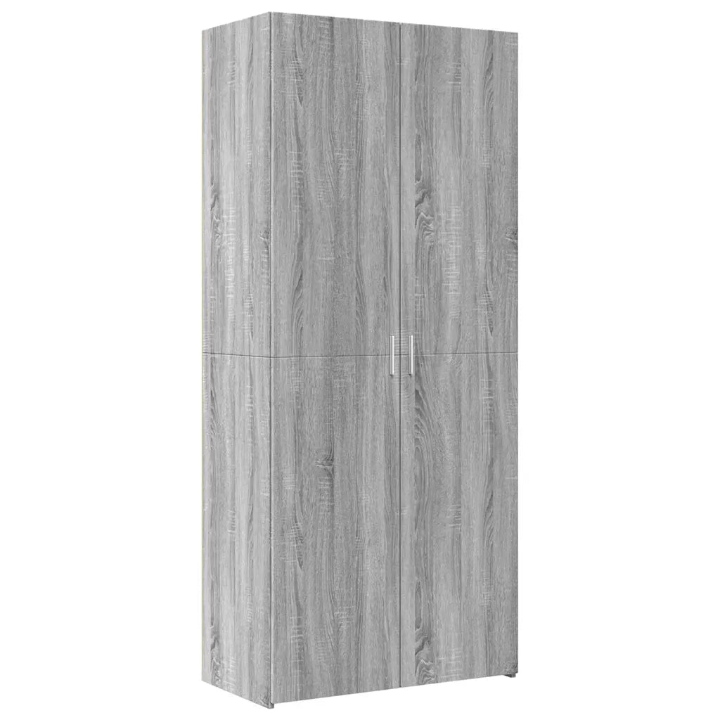 Armadietto Grigio Sonoma 80x42,5x225 cm in Truciolato CFW5093738