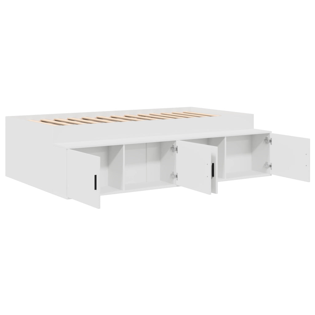 Letto con contenitore Bianco 90x190 cm
