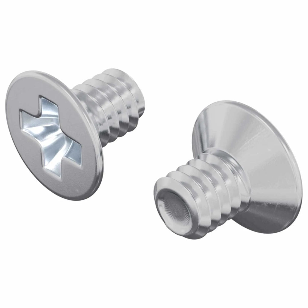Viti a testa conica 2 pz Argento M4 x 6 mm Acciaio CFW4498047