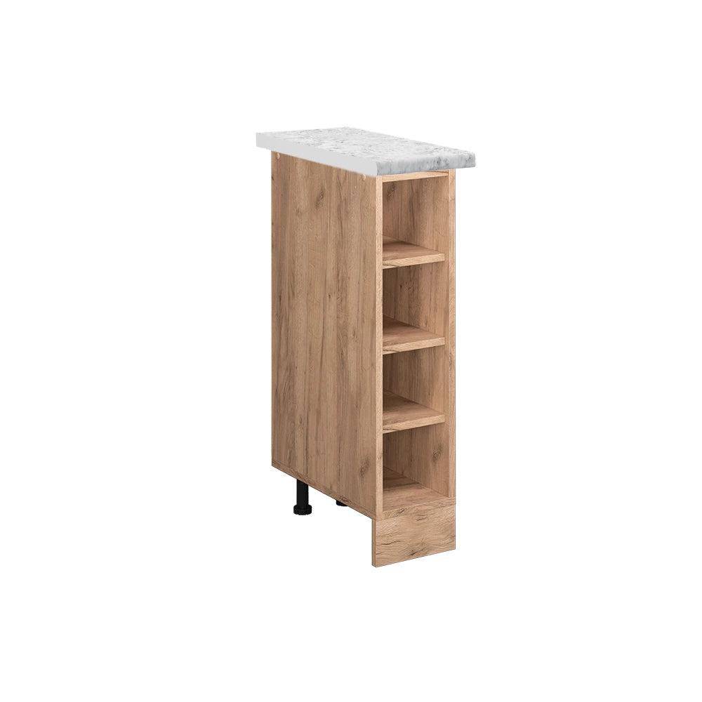Vicco Scaffale da cucina Quercia dorata 20 cm , PL Marmo
