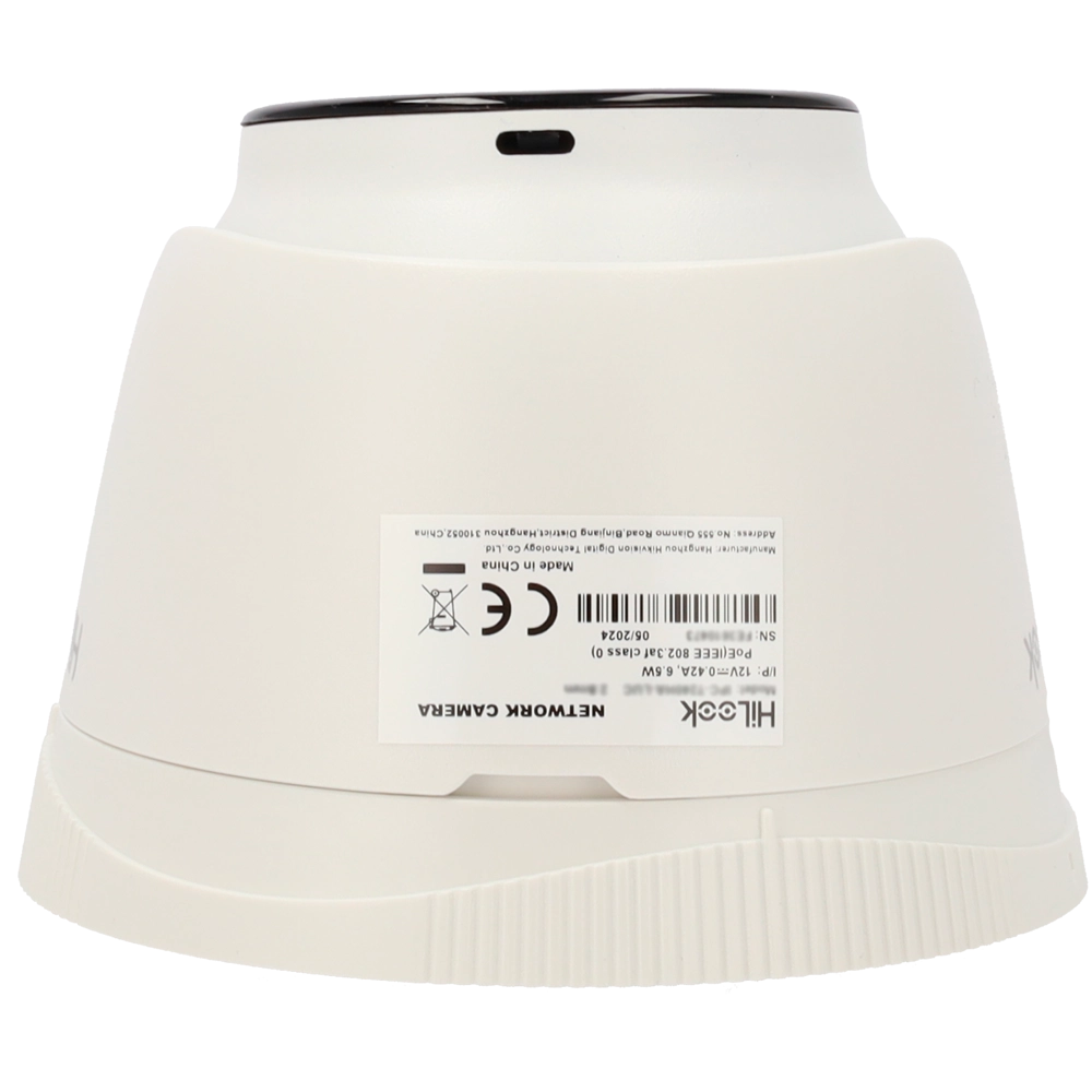 Telecamera IP Turret 4MP Smart Hybrid Light Microfono PoE IP67 Rilevamento Umano HiLook by Hikvision IPC-T240HA-LUC