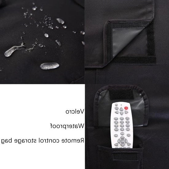 TV Hoes Universale - Resistenze ai Uragani - Nero - Protezione contro la Polvere e le Radiazioni UV - Adatto per TV da 30-32 Pollici - Alta Protezione
