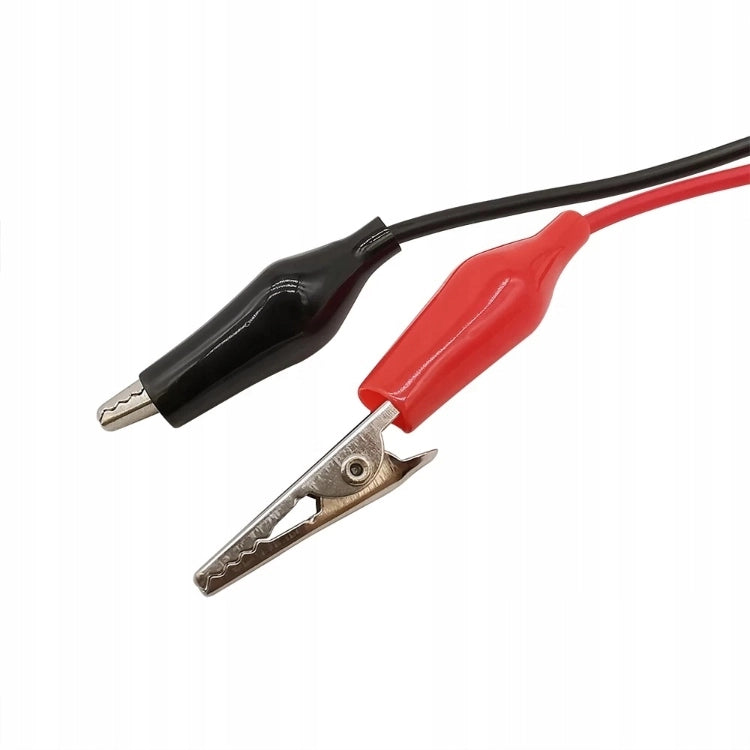 Cavi di Misura per Multimetro – Lunghezza 100cm, Coccodrilli 35mm | Nero e Rosso | Connessione Veloce e Sicura