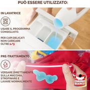 OMINO BIANCO DETERSIVO LAVATRICE 60 LAVAGGI FRESCO PROFUMO MARSIGLIA 2400 ML