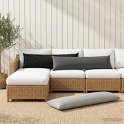 Cuscino con cuscino HEERLEN 2 pz Nero Poliestere 926234