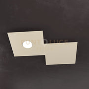 ECCENTRIC APPLIQUE-PLAFONIERA 1 LUCE + 1 DECORATIVO SABBIA 1156-1L1D-SA