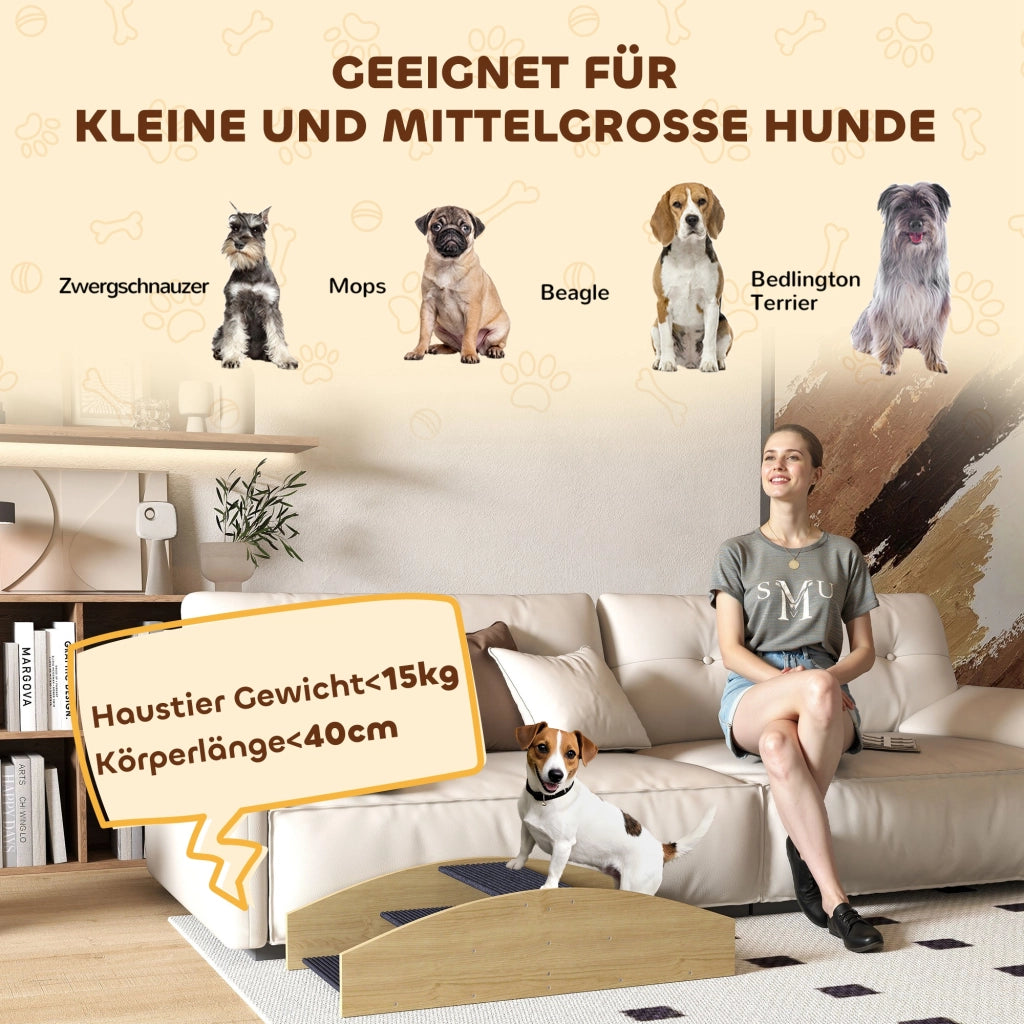 Altalena per Cani Agilit¨¤ 2 in 1 Scivolo e Dondolo Legno ¨C zephmum ¨C Legno Grigio 80x39.5 cm