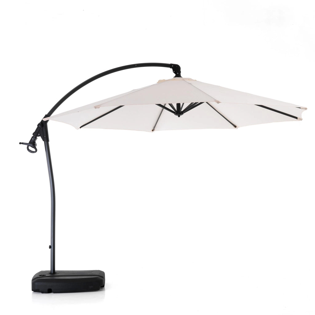 Ombrellone in acciaio antracite cm. H.260 x L.300 x P.300