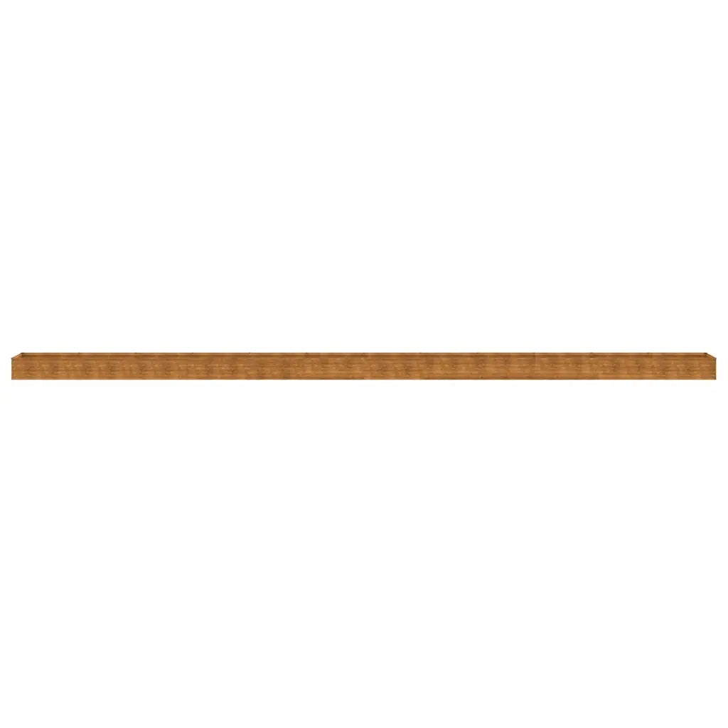 Fioriera Rialzata da Giardino 1152x50x36 cm in Acciaio Corten 151983