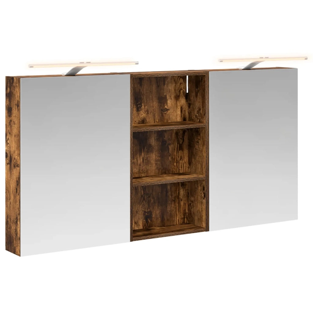 Set di Armadi da Bagno con lo scaffale 3 pcs 140 x 14,5 x 70 cm