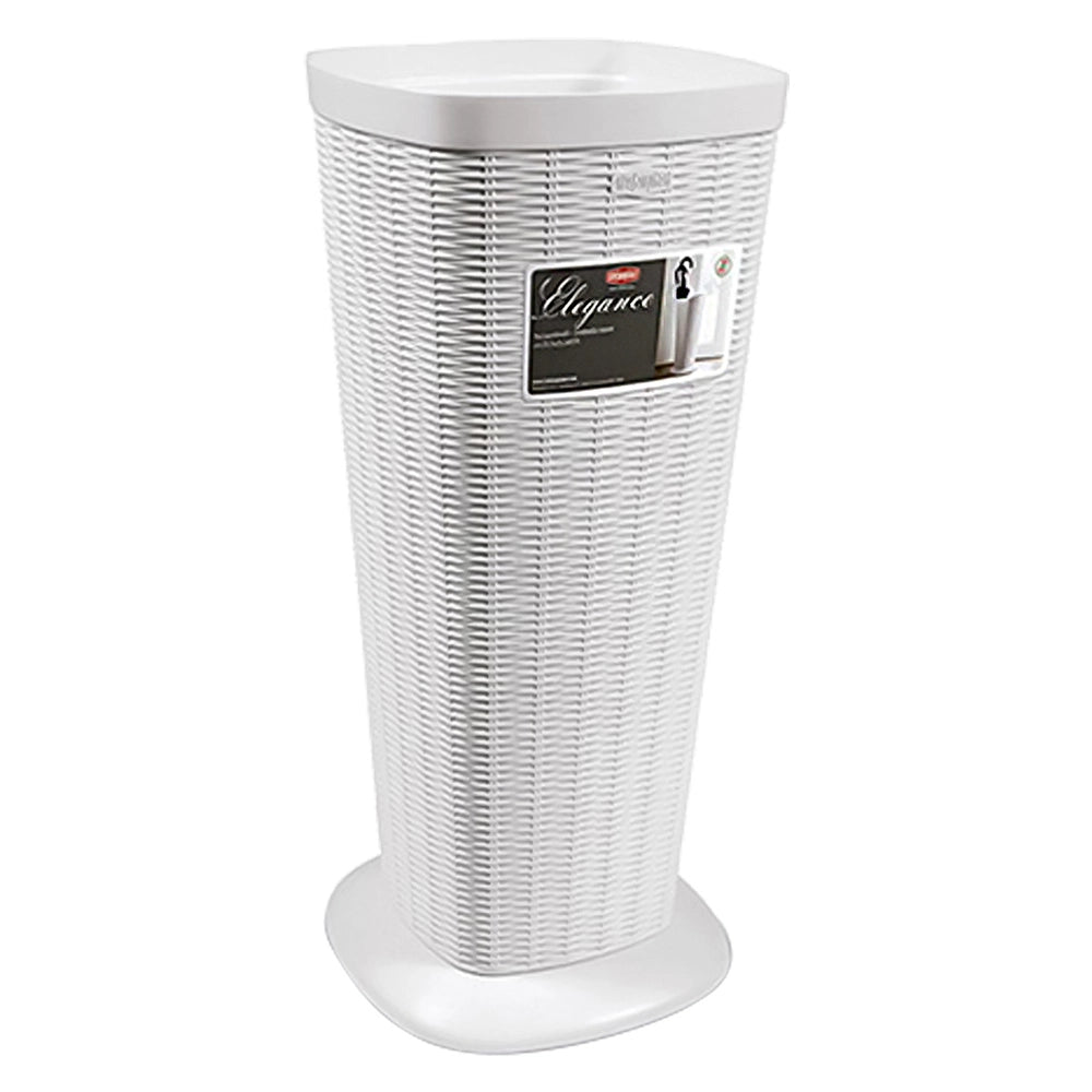 PORTAOMBRELLI 'ELEGANCE' cm 25,5 x 25,5 x h 57 - bianco  - STEFANPLAST