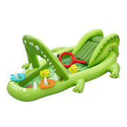 Trade Shop - Centro Giochi Acquatico Gonfiabile Piscina A Forma Di Coccodrillo 234x163x87cm 53169 -