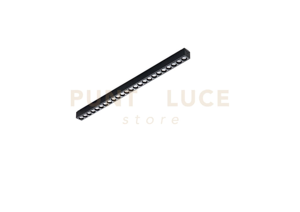 MODULO BENTO ULTRASLIM FISSO NERO PER SISTEMA BINARIO SLIM SUPERFICIE L.51CM LED 3000K 2012LM 24W