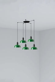 TATAWIN S metallo 5L Lampada sospensione verde