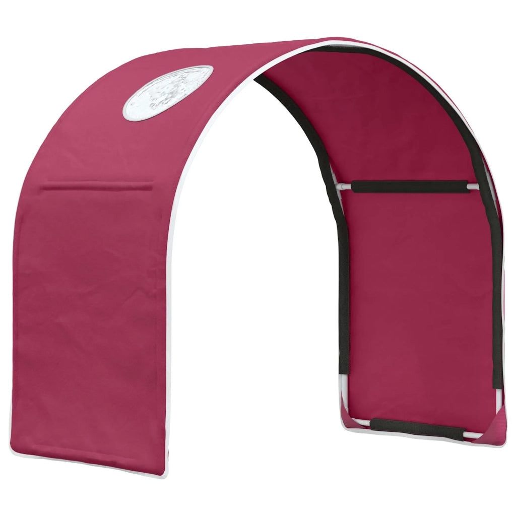 Tunnel per Letto 2 pcs Rosso 211 x 52,5 x 2 cm Poliestere 893706