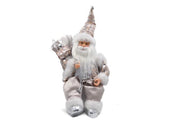 Decorazione Casa Natalizia Babbo Natale con Carillon 35 cm