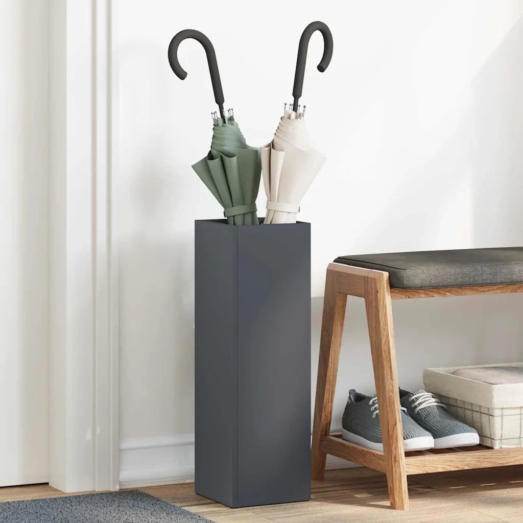 Supporto per Ombrellone Antracite 15,5 x 15,5 x 49 cm Acciaio CFW9308609