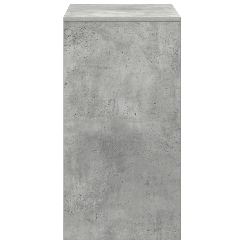 Scrivania Grigio cemento Truciolare 60 x 40 x 76 cm Scrivania